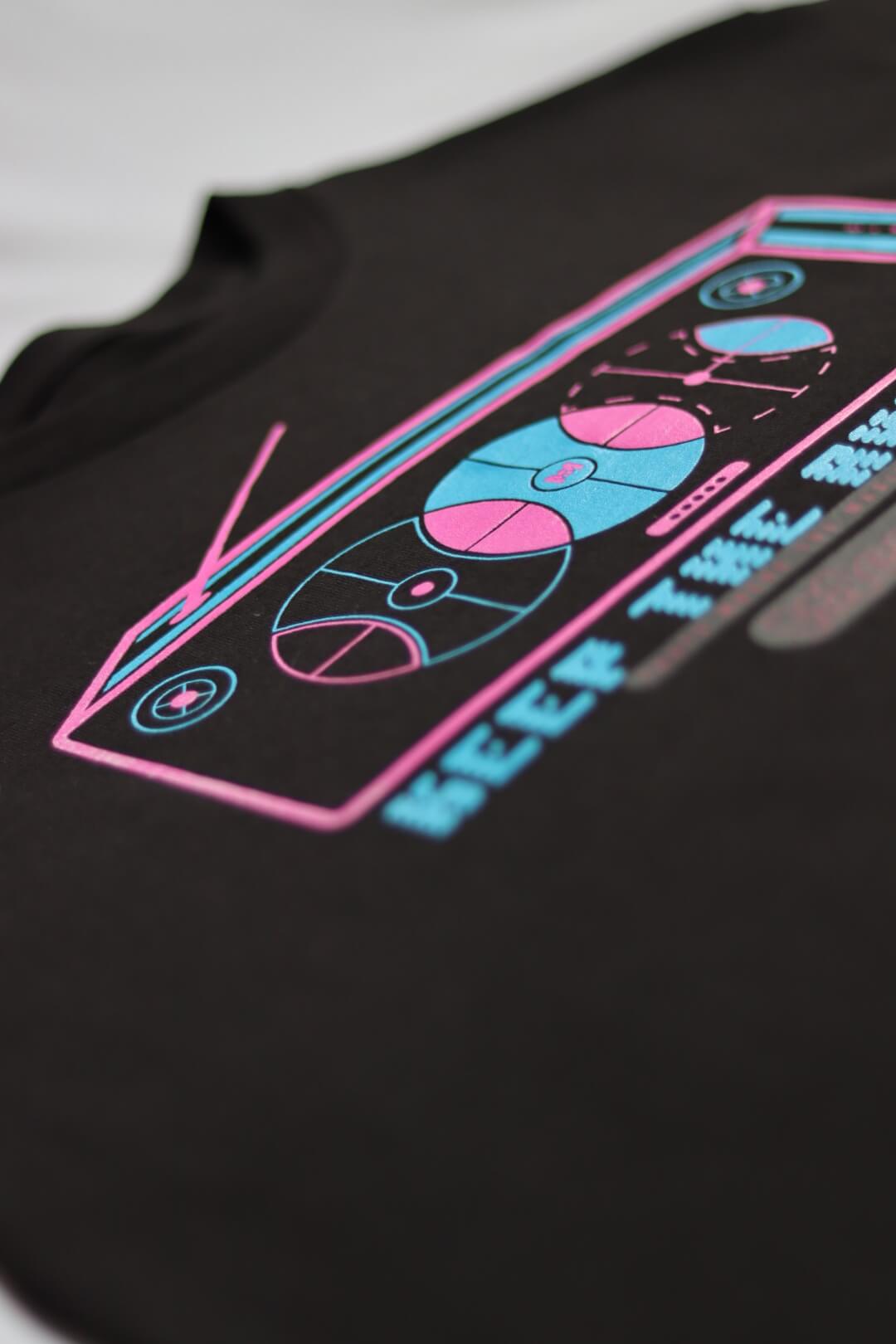 KEEP THE RHYTHM. T-shirt unisex noir