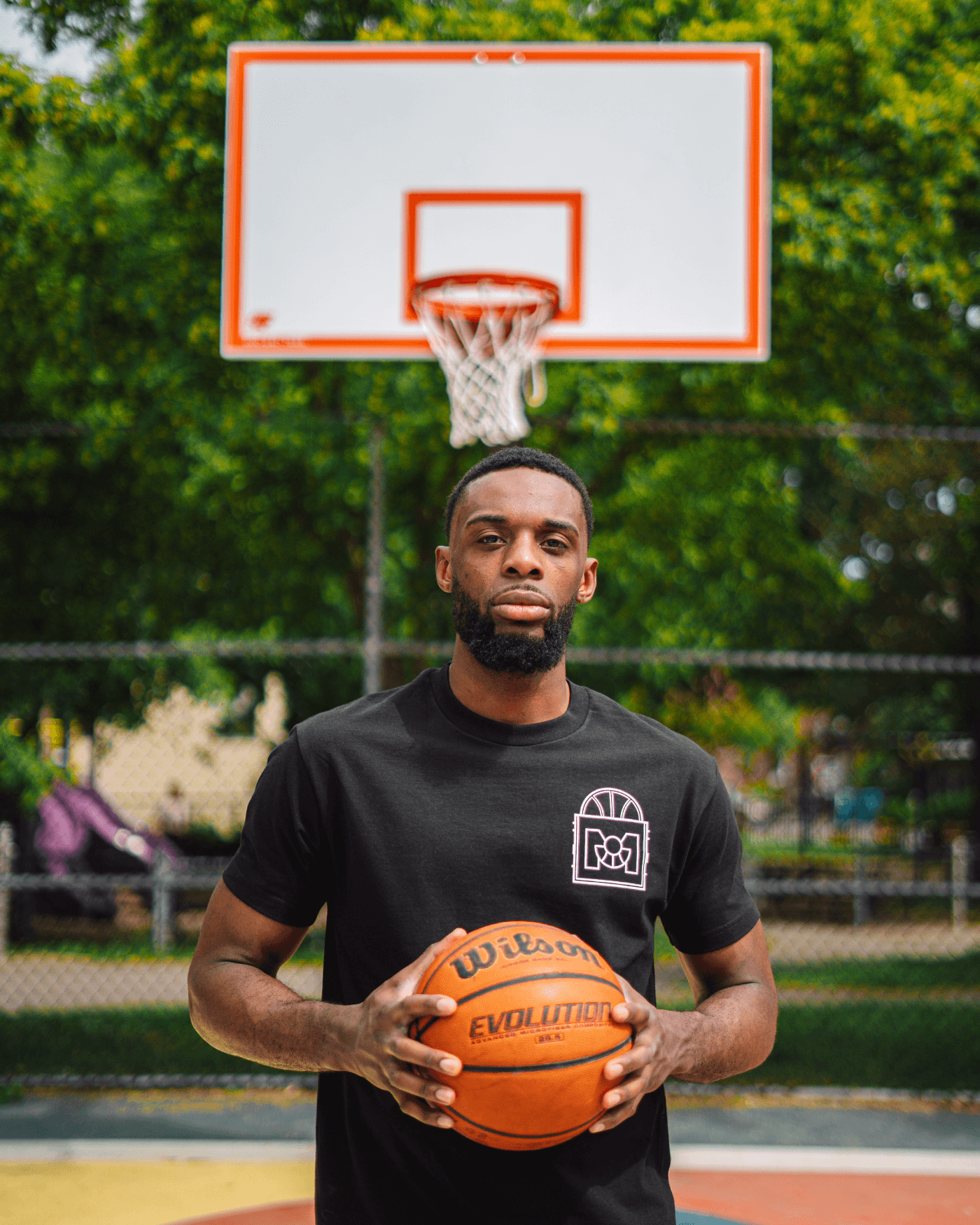 Hip Hop Hoops . T-shirt unisex noir